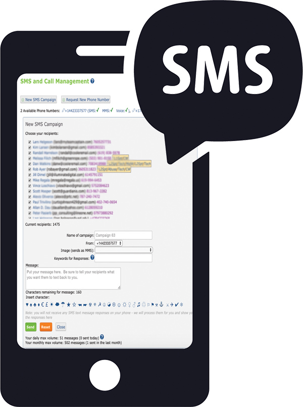 SMS campaigns