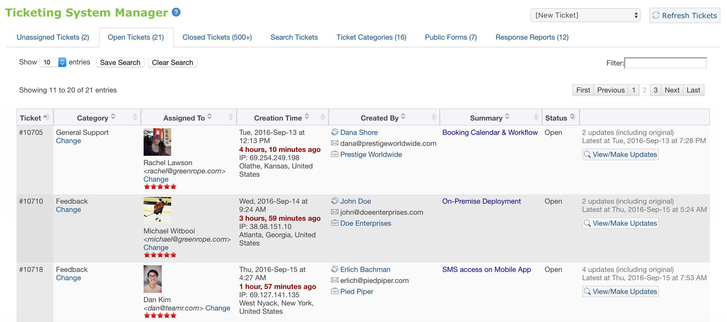 CREDEMA Support Ticketing System